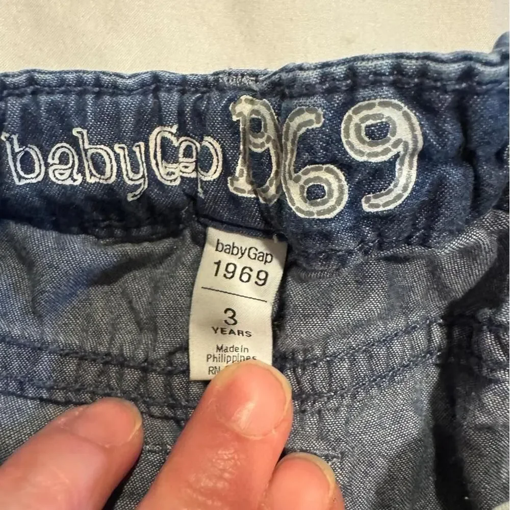 Baby Gap Girl's Blue Denim Shorts Size 3